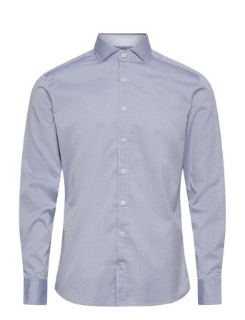 Arrow Dobby Mt Skjorte Business Blå Hackett London
