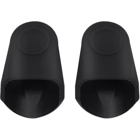 Saxofon Mundstykke Kapsel, Klarinet Mundstykke Beskyttende Gummi Kapsel Sax Tilbehør Sort 2stk