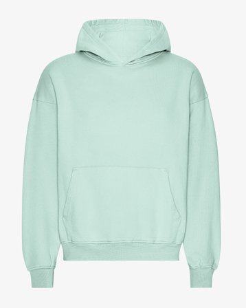 Organic Oversized Hood - Light Aqua S