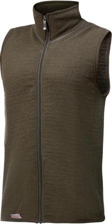 Woolpower - Vest 400 Unisex villafroteeliivi - Pine Green - Unisex