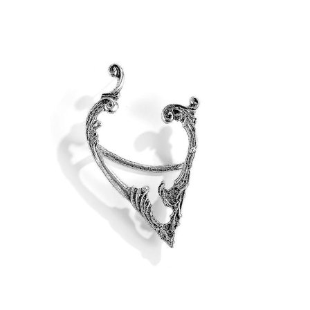 Ingen hull Elf øredobber Konturerte øreklips Halloween Cosplay tilbehør Fancy Dress Up