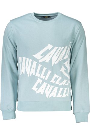 Cavalli Class Felpa Senza Zip Uomo Azzurro