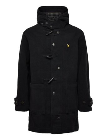 Lyle & Scott Duffle Coat - Black - XXL