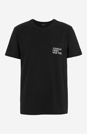 Cellbes of Sweden - Komfortabel t-shirt i jersey i sort til herrer i størrelse S