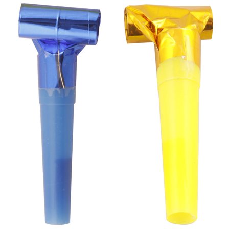 Ormeblåsere Blå/Gul 4-pakning