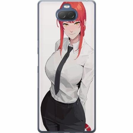 Sony Xperia 10 Plus Genomskinligt Skal Makima Chainsaw Man