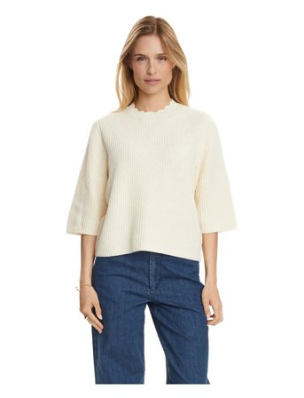 Nümph Numarley Ss Pullover - Cream - L