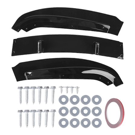 3 stk. Bil Front Kofanger Splitter Læbe Diffuser Spoiler Dækbeskytter til BMW 3-serie E90 E91 LCI 320I 33