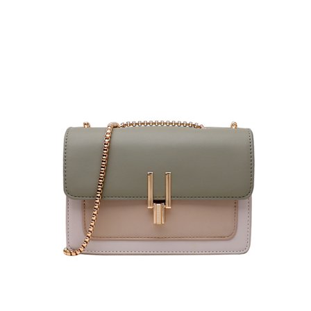 Färgblockade crossbody-väskor för kvinnor Läder crossbody-väskor Cu