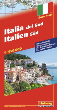 Italia del sud-Italien sud 1:650.000. Ediz. bilingue
