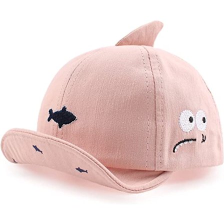 Pink-3 til 12 måneder bomuld pige dreng baby justerbar kasket baby sol