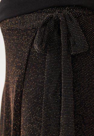 Happy Holly - Sparkling Wrap Midi Skirt - 48/50