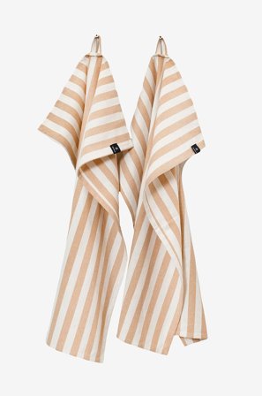 Himla - Keittiöpyyhe Bretagne - Beige - Keittiöpyyhkeet - 50X70 - - Homeroom