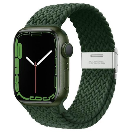 Urrem til Apple Watch iWatch 38/40/41mm Dobbelt Sektion til gran grøn