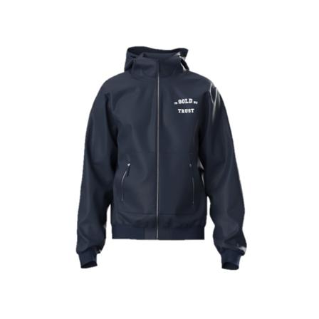 In Gold We Trust The Gift Softshell Senior Total Eclipse , Blauw , Heren , Maat: L Winterjassen