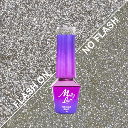 Mollylac - Gel polish - Blinkende lys - 610 5ml