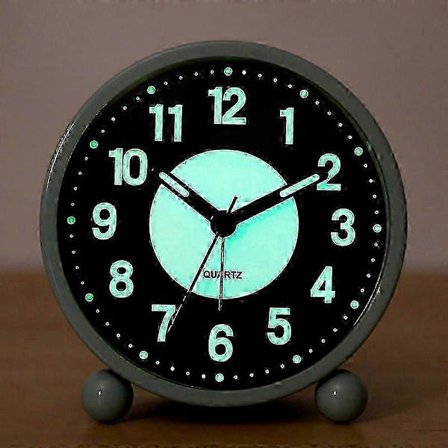 Lydløst Vækkeur med Natlys og Glødefunktion til Kollegier (FMY)