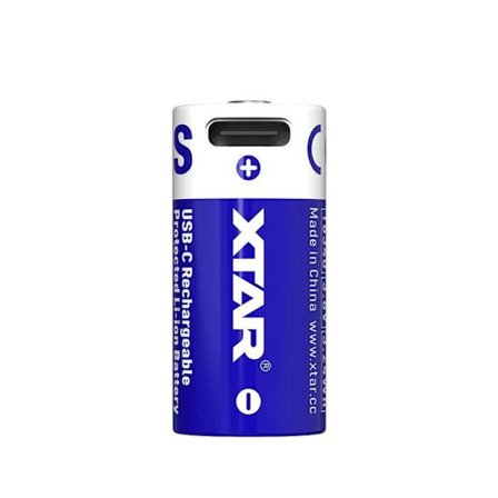 Xtar datakraftbatteri - 16340-900 - Batteri 16340 / R-CR123 3.7V Li-ion 900 mAh med skydd