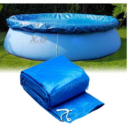 183 cm diameter bassengtrekk, rundt svømmebassengbeskyttelsestrekk med tau T