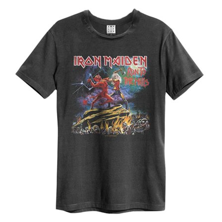 Amplified Unisex Vuxen Run To The Hills Iron Maiden T-shirt S Kol