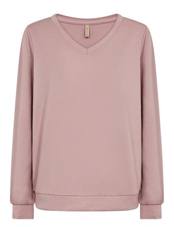Sc-Banu Tops Sweatshirts & Hoodies Sweatshirts Pink Soyaconcept