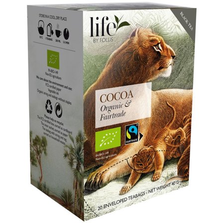 LIFE BY FOLLIS Te Kakao 20/fp - Lyreco - Kök och servering - Kaffe och te - Te