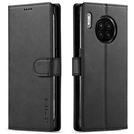 LC.IMEEKE Honor 50 Lite / Huawei Nova 8i Läppäkotelo - Musta Black