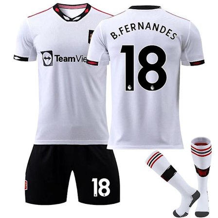 22-23 Manchester United Borta #18 Bruno Fernandes Fotbollströja