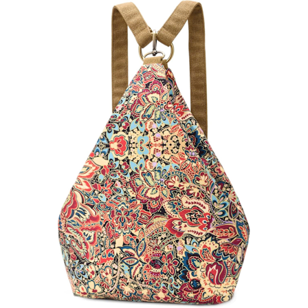 Premium ryggsäck för kvinnor, bohemisk stil ryggsäck