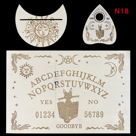Puun kaiverrettu Ouija Boa - Perfet - ennustuspöytä