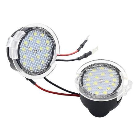2 st 18 LED-lampor under spegelpöl för Ford Mondeo S-Max Edge ExpLorer F-150