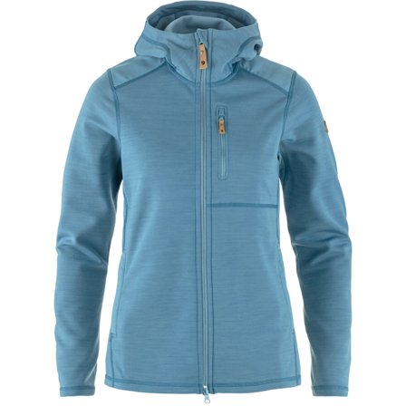 Fjällräven Keb Fleece Huppari XL - Naiset - Dawn Blue - Fleecet