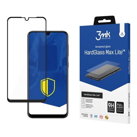 3mk HardGlass Max Lite musta karkaistu lasi Samsung Galaxy A30S -puhelimelle