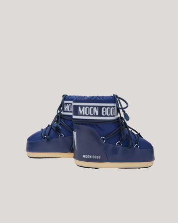 Moon Boot MB ICON LOW NYLON Blå Skor Tjej - Kids Brand Store