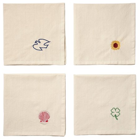 Midnatt Charms serviett 40x40 cm 4-pakning