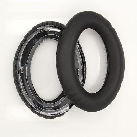 Ersättnings öronkuddar för Sennheiser Pxc450/pxc350/pc350/hd380 Pro - Svart