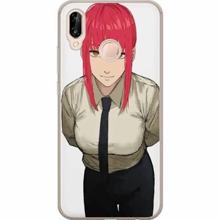 Huawei P20 Lite Genomskinligt Skal Makima Chainsaw Man