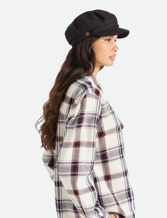 Brixton Fiddler Cap - Black - XL