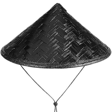 Hot deal til lav pris! Tradisjonell asiatisk hatt for menn, lett kostymetilbehør - Glad