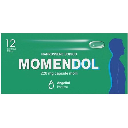 Momendol 12 Capsule Molli 220mg