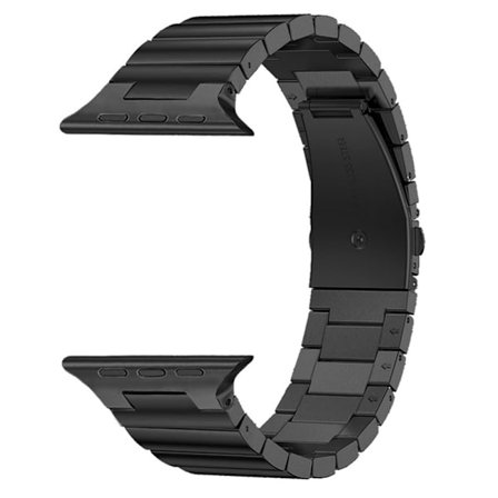 Apple Watch Series 8 (45 mm) / Watch Ultra urrem i rustfrit stål - Sort