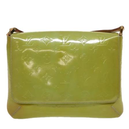 Louis Vuitton Vintage, Pre-owned Leather Thompson Street Groen, Heren, Maat:ONE Size