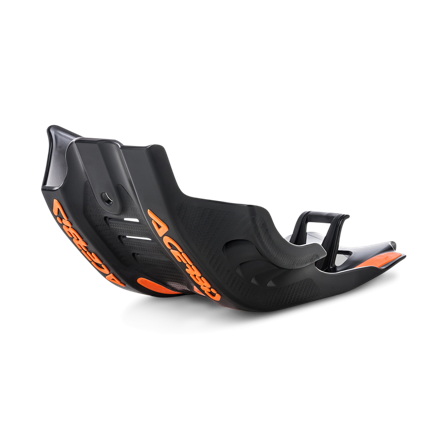 Piastra Paramotore Acerbis Nero-Arancio - Husqvarna FE 450 2020-2022