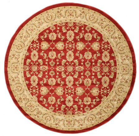 Ziegler Kaspin Rouge Rond Grand Oeko-Tex Tapis