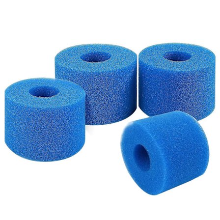 4 kpl Suodatinpatruuna Sieni Poreallas Suodatinpatruuna Lazy Spa Suodatin Uima-allas Sienisuodatin Intex Type S1 Uudelleenkäytettävä Pestävä 