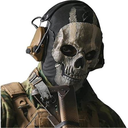 Call of Duty Ghost Hodeskallemaske Full Face Unisex For War Game hg