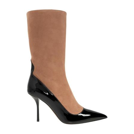 Alaïa, Heeled ankle boots Beige, Dames, Maat:36 EU,rubber