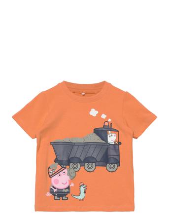 Nmmmaris Peppapig Ss Top Pep T-shirt Orange Name It