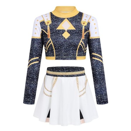 Helt Ny K-Pop Demon Hunter Gruppe Cosplay Kostyme Lumi Mila Zoe Komplett Street Style Anime Cosplay Kostyme (150cm, Kun Klær)