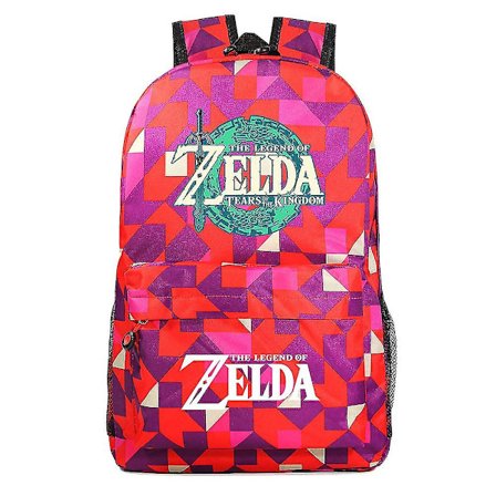 "Kingdom Of Zelda Tears" trykt skoletaske - Perfekt til elever i grundskolen og gymnasiet